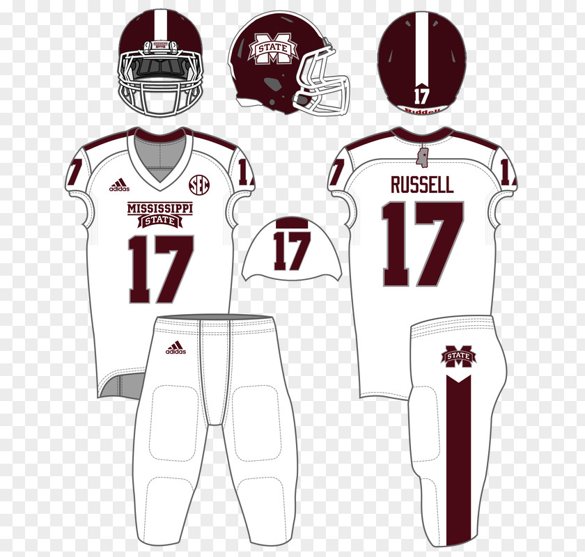 Football Uniforms Mississippi State University Bulldogs Baseball Jersey American PNG