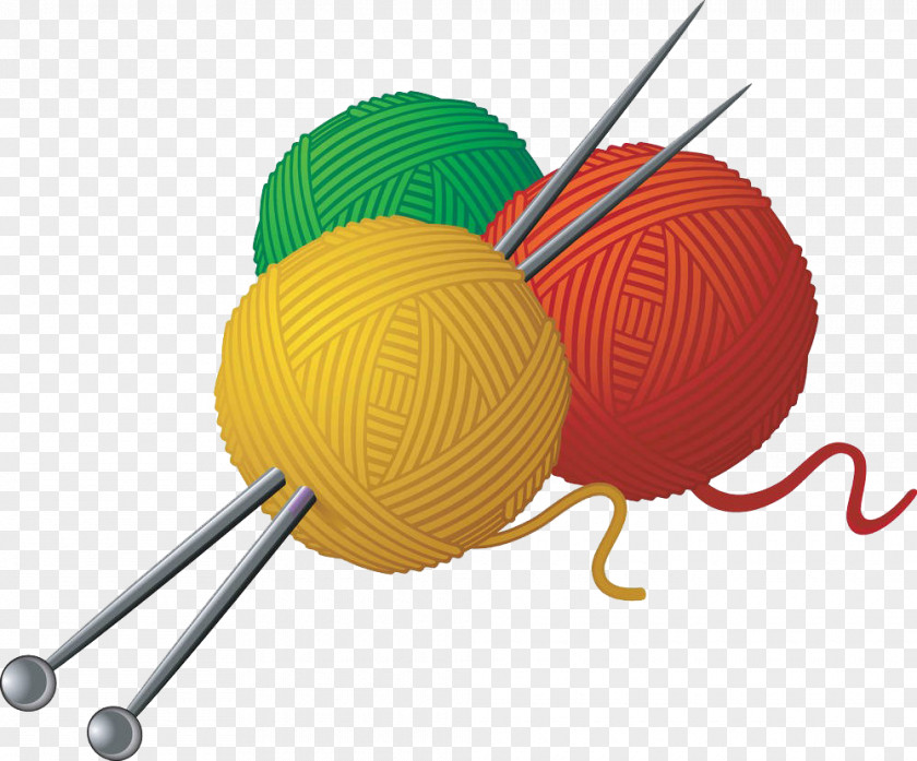 Knitting Needle Wool Hand-Sewing Needles Clip Art PNG