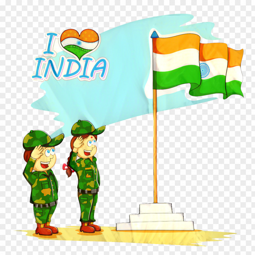 Saint Patricks Day Cartoon India Independence Indian Flag PNG
