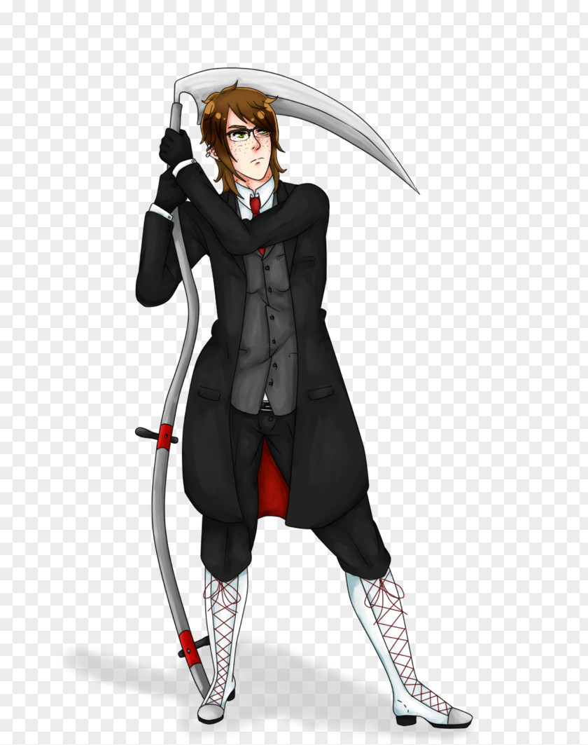 Scythe Drawing Costume Character PNG