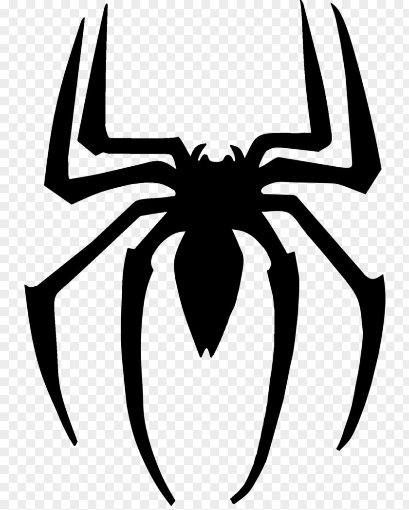 Venom Vector Spider-Man Miles Morales Logo Stencil PNG