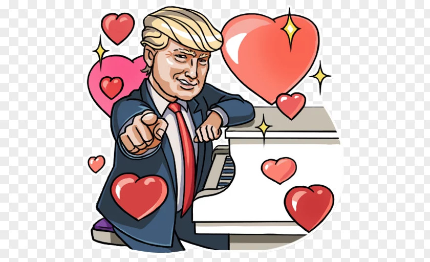 Donald Trump Telegram Sticker United States Messaging Apps PNG