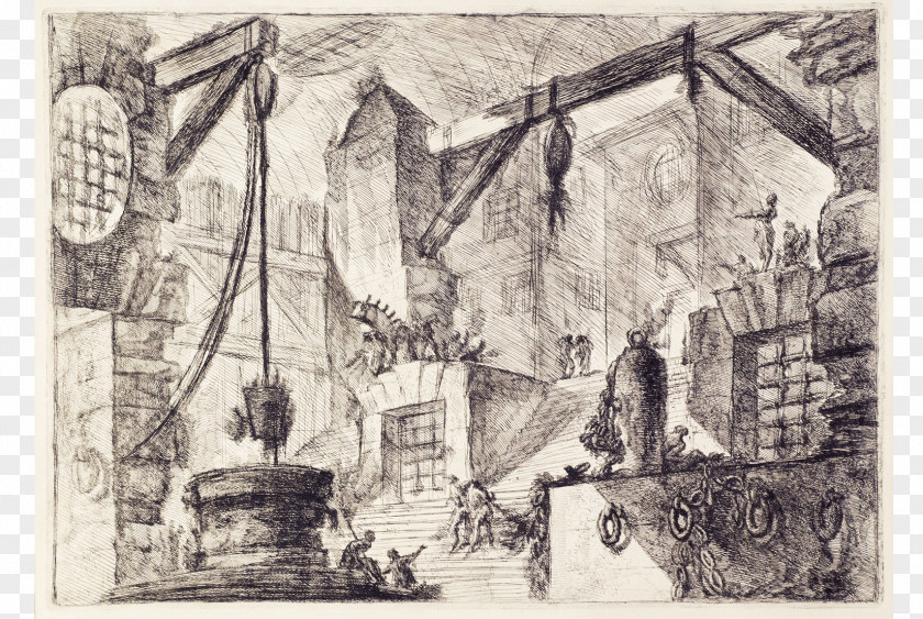 Painting The Complete Etchings = Prisons / Le Carceri Giovanni Battista Piranesi, 1720-1778 Les Imaginaires PNG