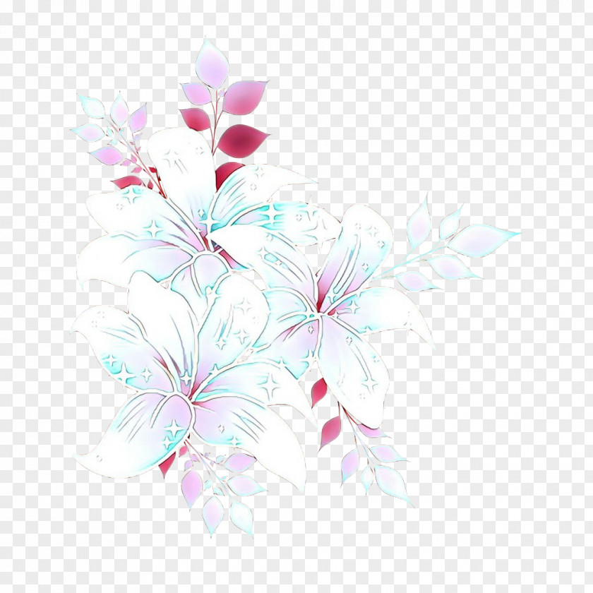 Pedicel Wildflower Watercolor Floral Background PNG