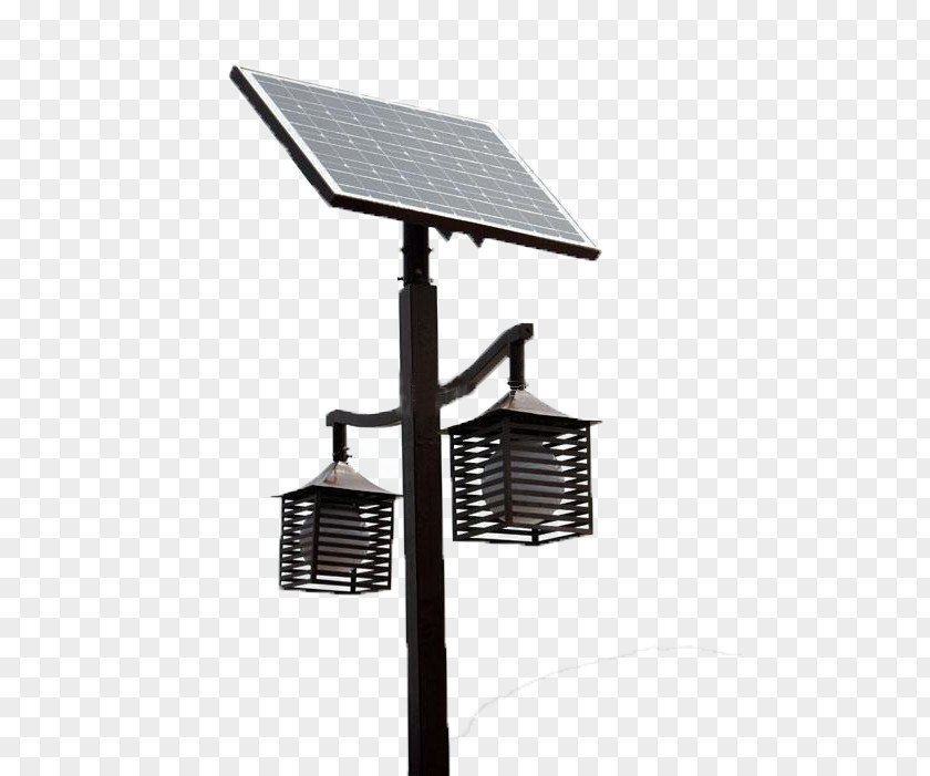 The Street Lights On Square Solar Energy PNG
