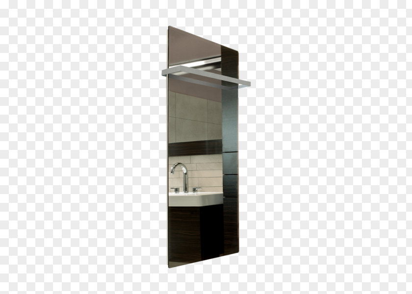 Towel Rack Mirror Glass WarmlyYours Bathroom Shelf PNG