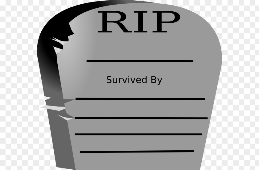 Rest In Peace Headstone Death Clip Art PNG