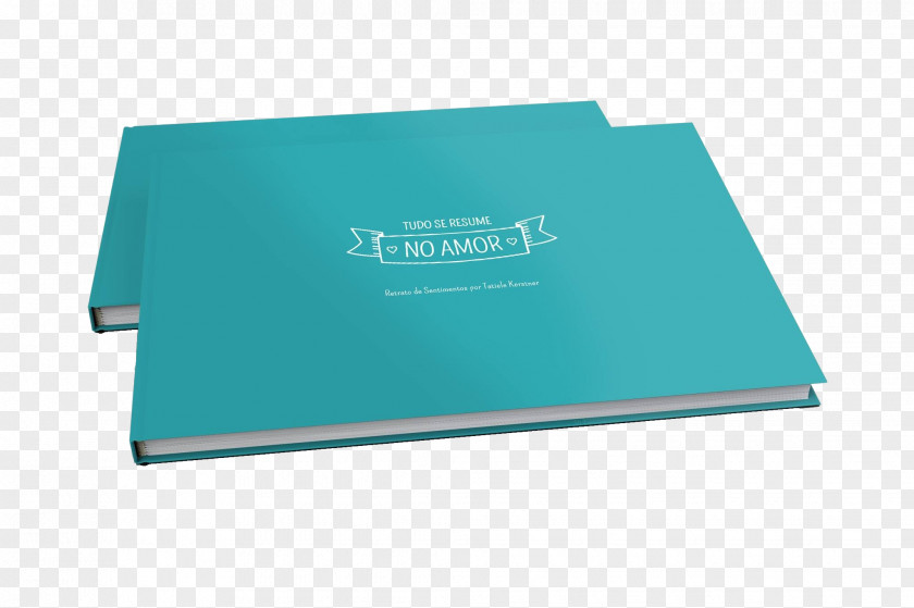 Refined Aesthetic Notebook Brand Turquoise Font PNG