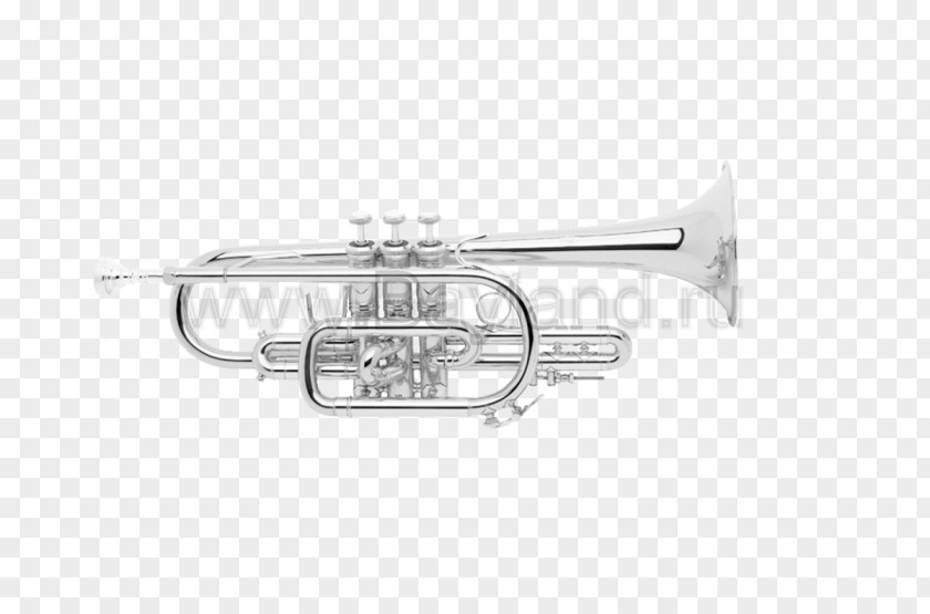 Trumpet Cornet Vincent Bach Corporation Brass Instruments Mellophone PNG