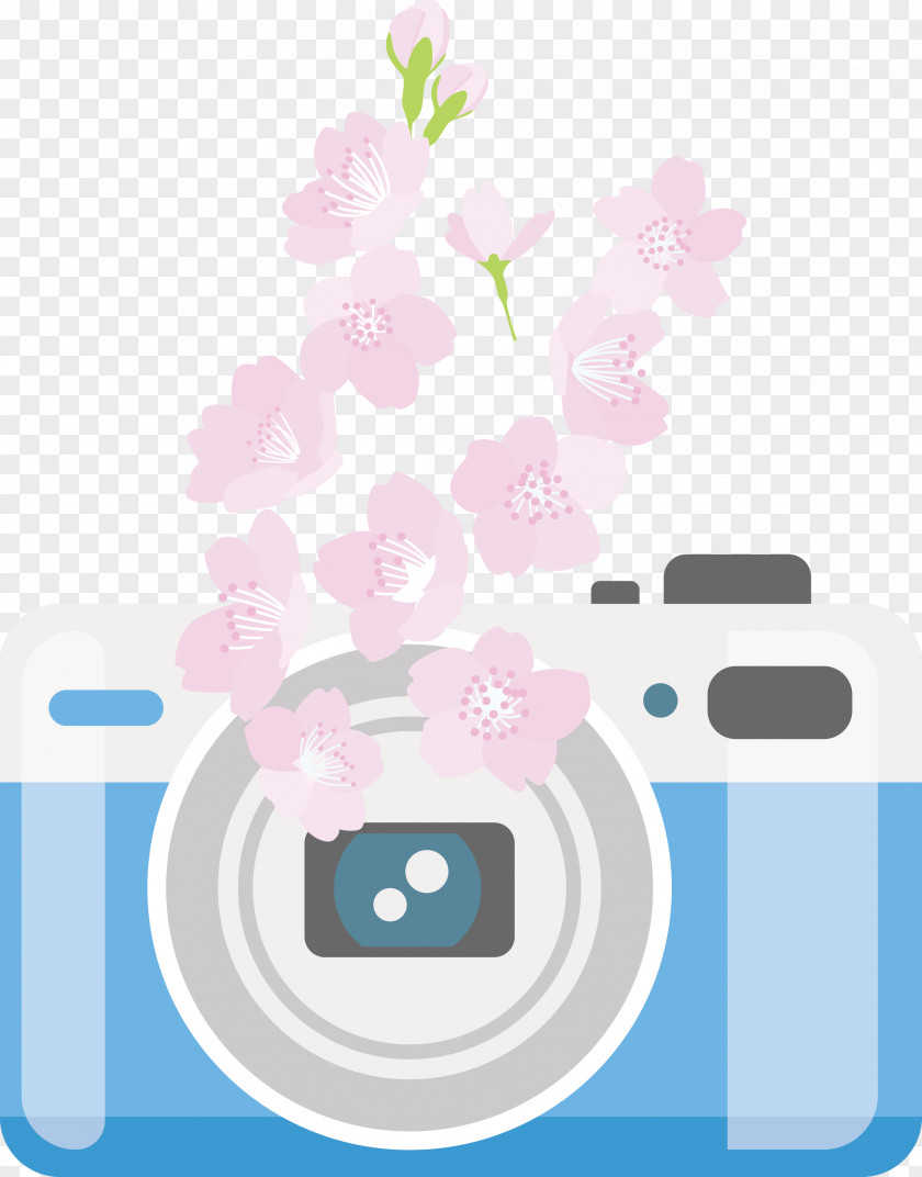 Camera Flower PNG