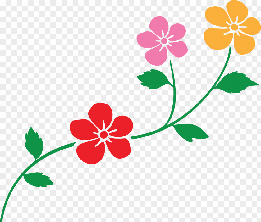 Flower Frame Decoration PNG