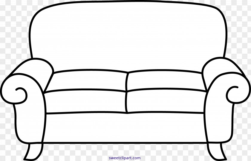 Sofa Couch Chair Furniture Clip Art PNG