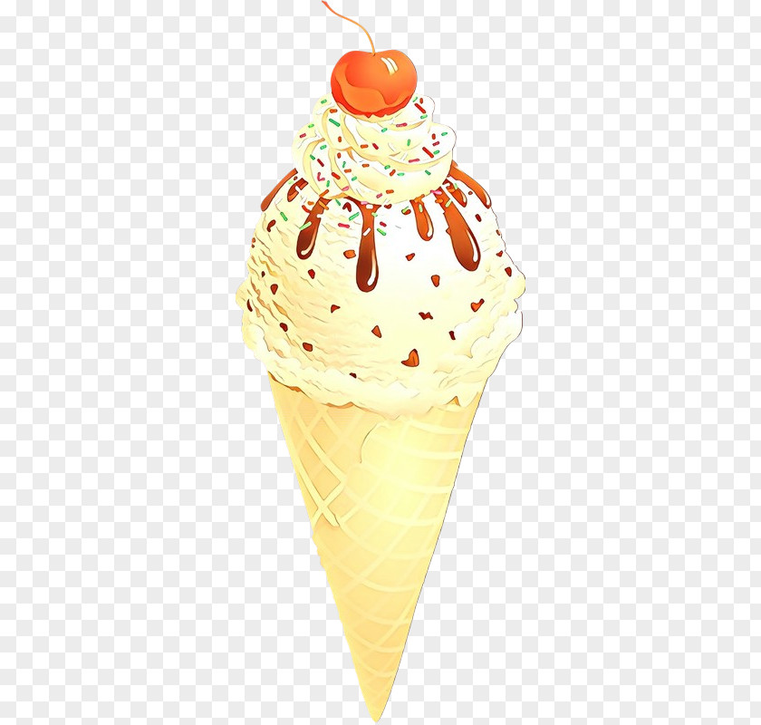 Sundae Ice Cream Cones Whipped Flavor PNG