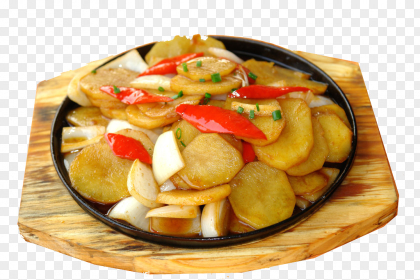 A Braised Potato Chips Teppanyaki Shuizhu Chip Capsicum Annuum PNG