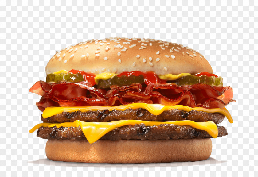 Burger King Cheeseburger Whopper Hamburger Big Bacon PNG