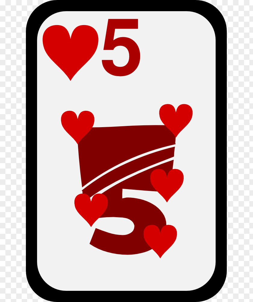 Heart Playing Card Hearts Game Clip Art PNG