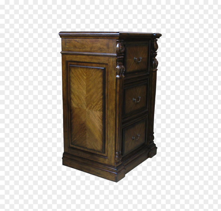 Antique Chiffonier Bedside Tables Drawer PNG