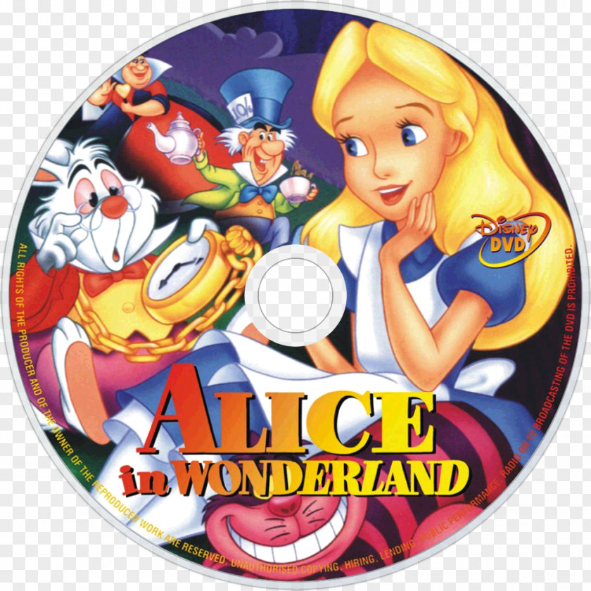 Dvd Alice's Adventures In Wonderland DVD Compact Disc Film PNG