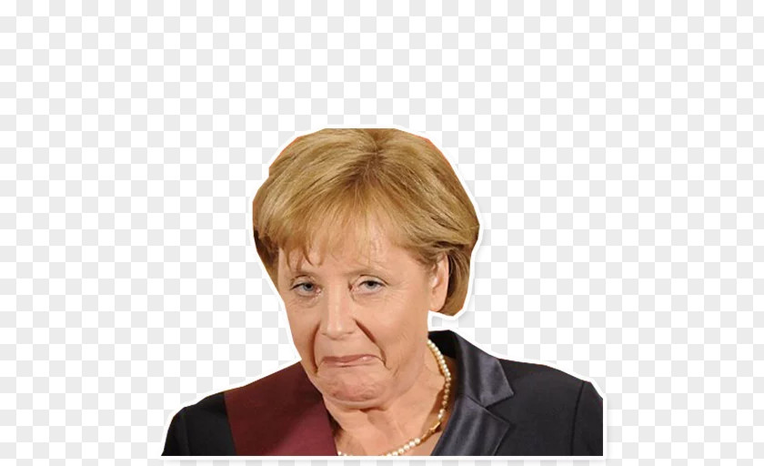 Angela Merkel Sticker Telegram VKontakte Monsters, Inc. PNG