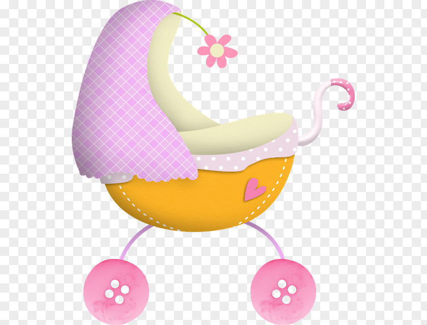 Babyshower Baby Transport Clip Art PNG