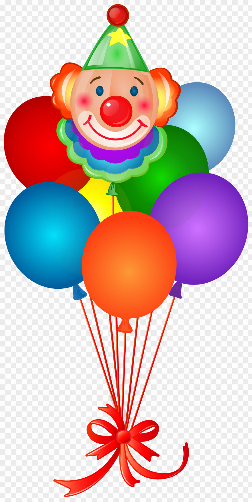 Clown Birthday Cake Happy To You Balloon Party PNG