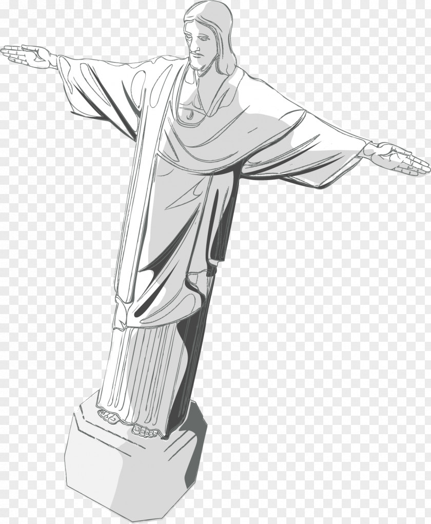 Hand Painted Sculpture, Jesus Euclidean Vector Poster Download PNG