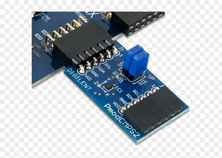 Pmod Interface Microcontroller Electronics Magnetometer Field-programmable Gate Array PNG