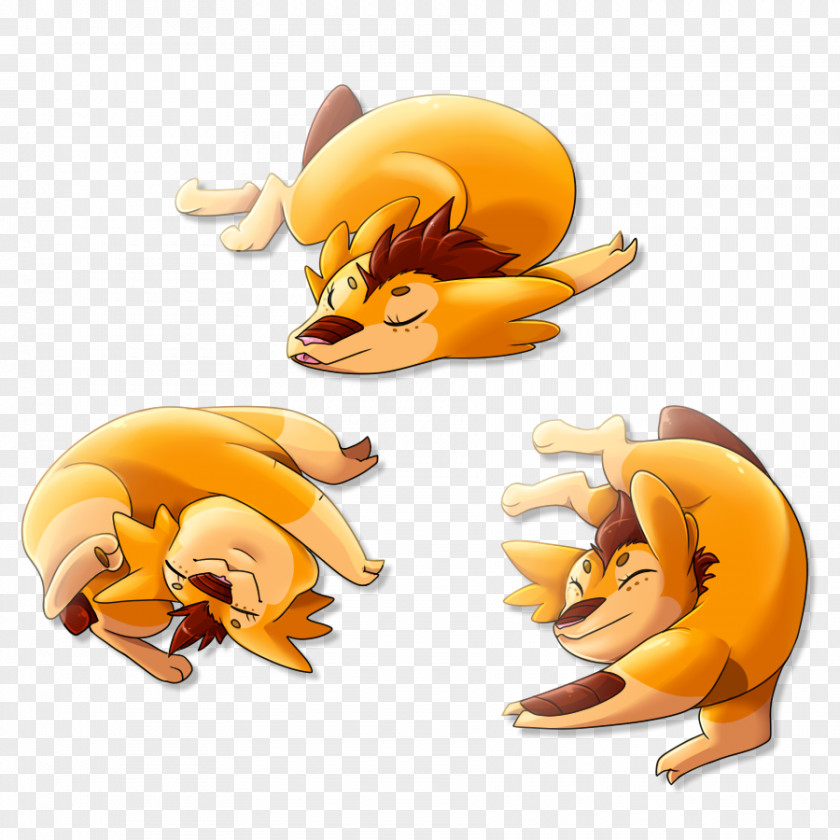 Sleepy Cartoon Carnivora Figurine Fruit PNG