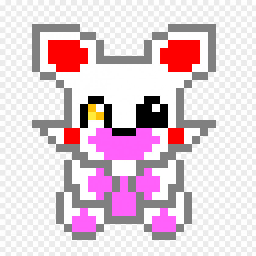 Sprite Pixel Art Five Nights At Freddy's Bead PNG