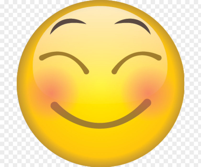 Blushing Emoji Smiley Emotion PNG
