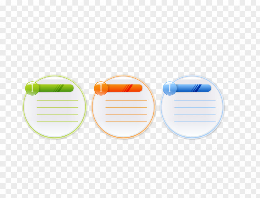 Colored Circles Page Tags Material Pattern PNG