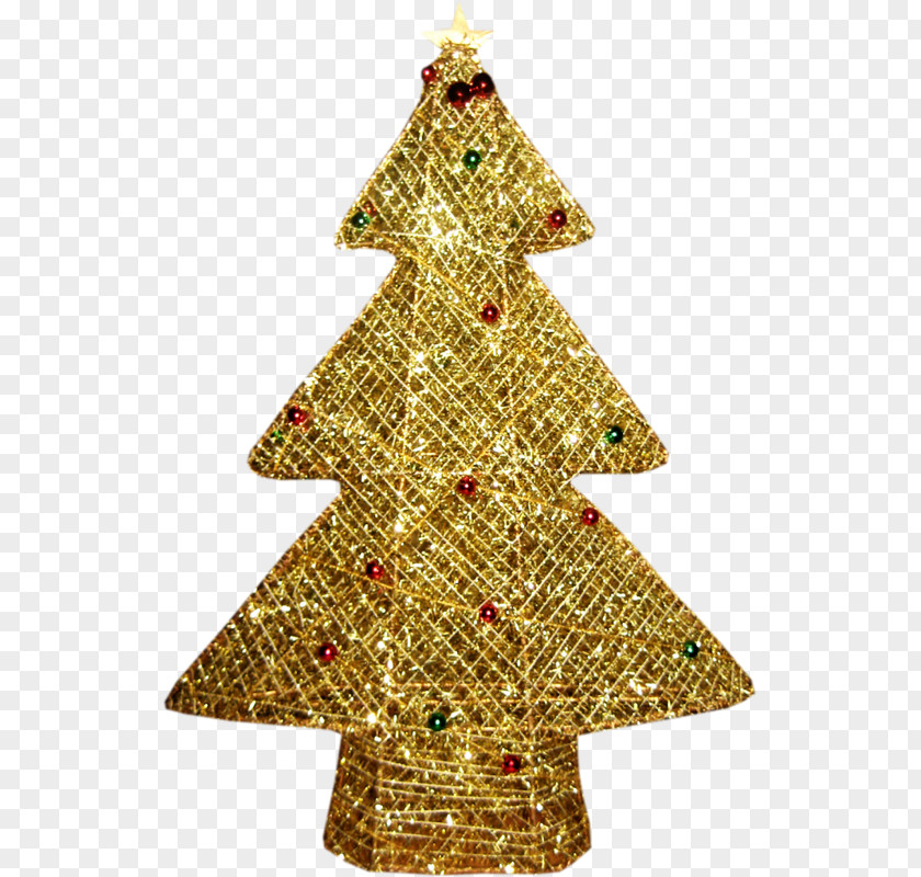 Rope Made Christmas Tree Santa Claus Ornament PNG