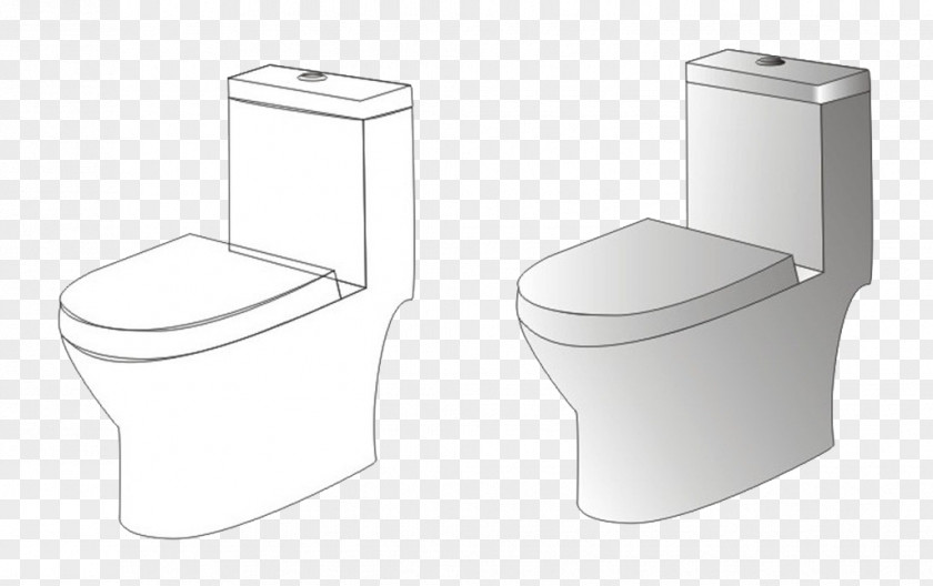 Two Toilet Seat Angle PNG