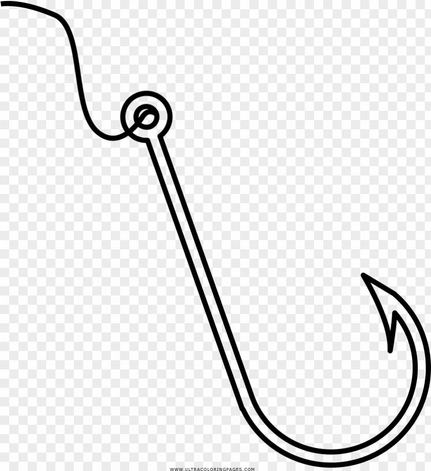 Blackandwhite Fish Hooks Book Drawing PNG