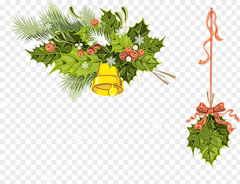 Conifer Pine Christmas Decoration PNG