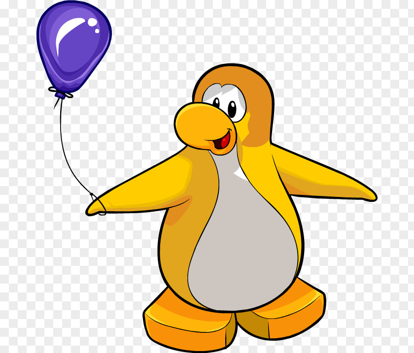 Penguin Club Yellow Original Little PNG