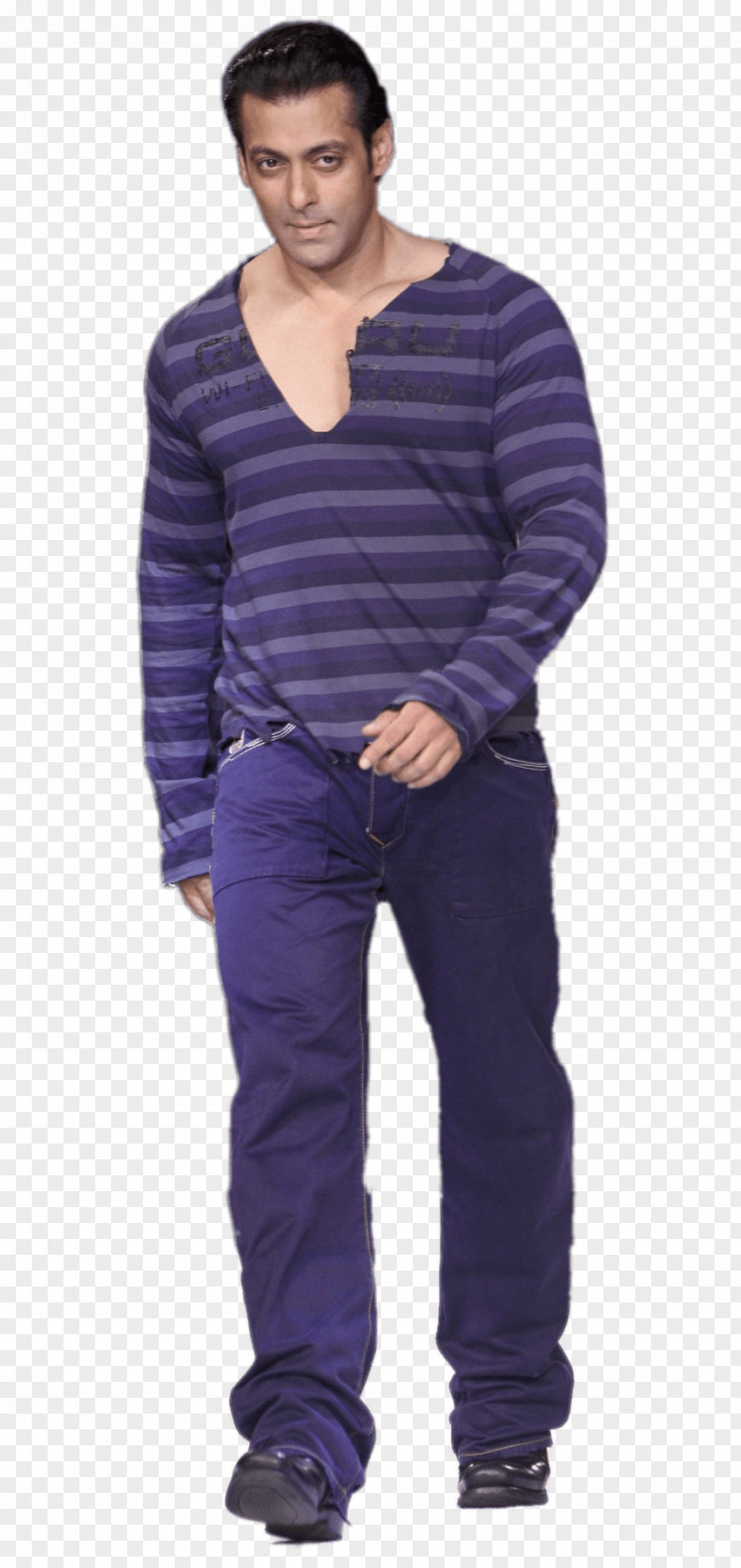 Salman Khan Full PNG Full, man walking wearing purple long-sleeved shirt clipart PNG