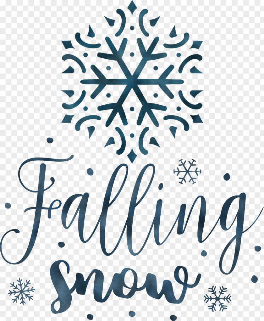 Falling Snow Snowflake Winter PNG