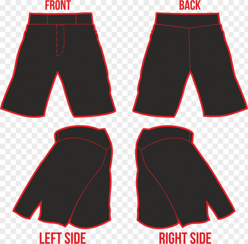 Mixed Martial Arts Gym Shorts Clothing PNG