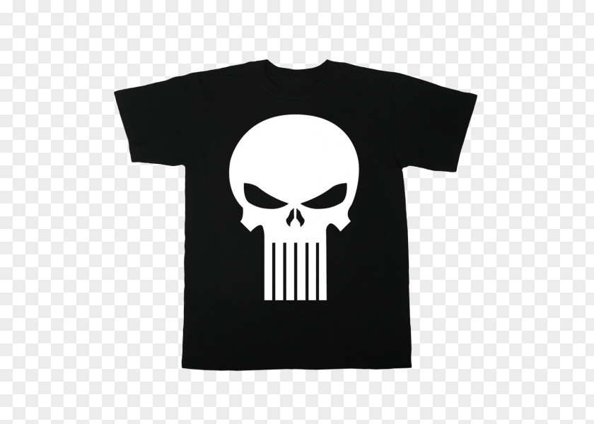 T-shirt Punisher Human Skull Symbolism Marvel Comics PNG