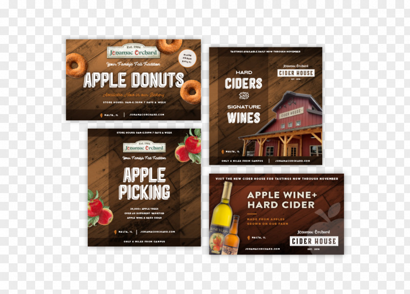 Trifold Food Menu Cocktail Advertising Cider Doughnut Dribbble Apple Donuts PNG