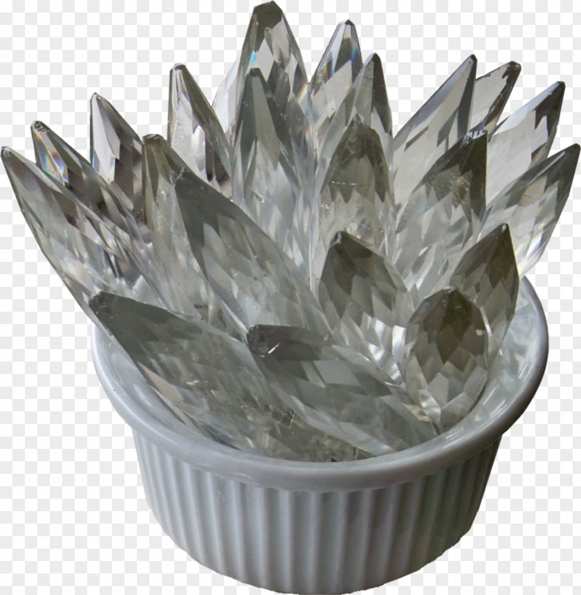 Crystallization Glass Flowerpot Tableware Crystal PNG