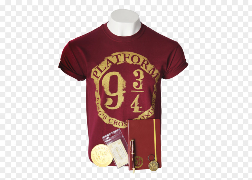 Gift Collection T-shirt The Harry Potter Shop At Platform 9 3/4 And Deathly Hallows Fandom PNG