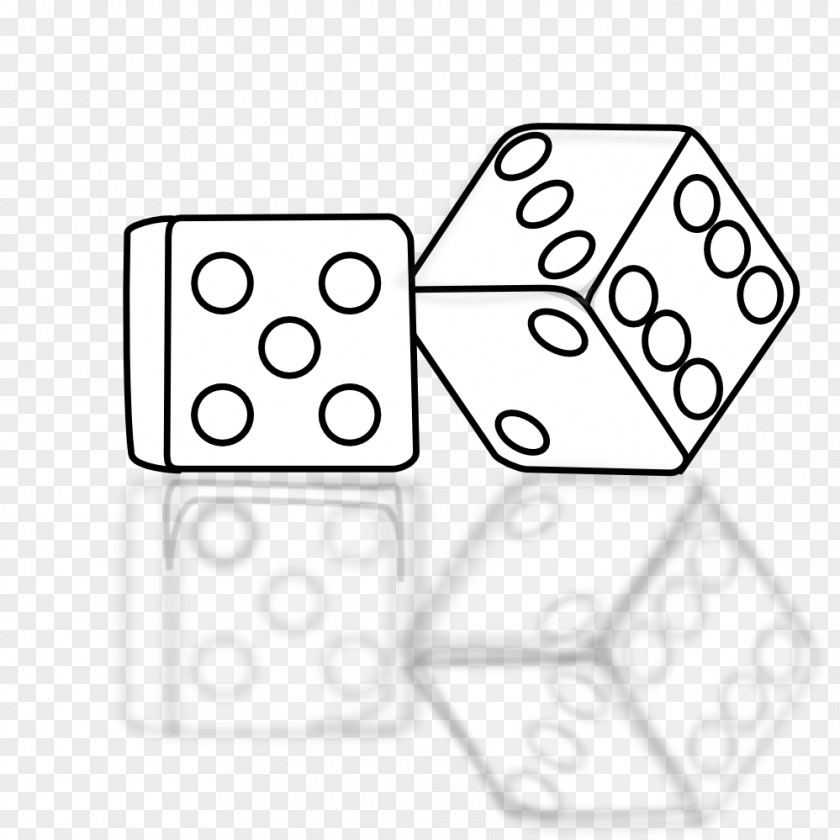 Dice Coloring Book Connect The Dots Game Clip Art PNG