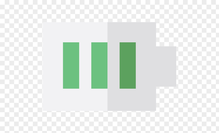 Full Battery Brand Logo Green PNG