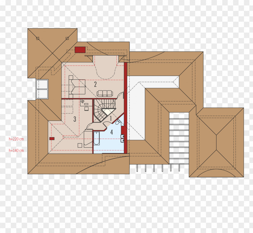 House Floor Plan Bedroom Attic Square Meter PNG