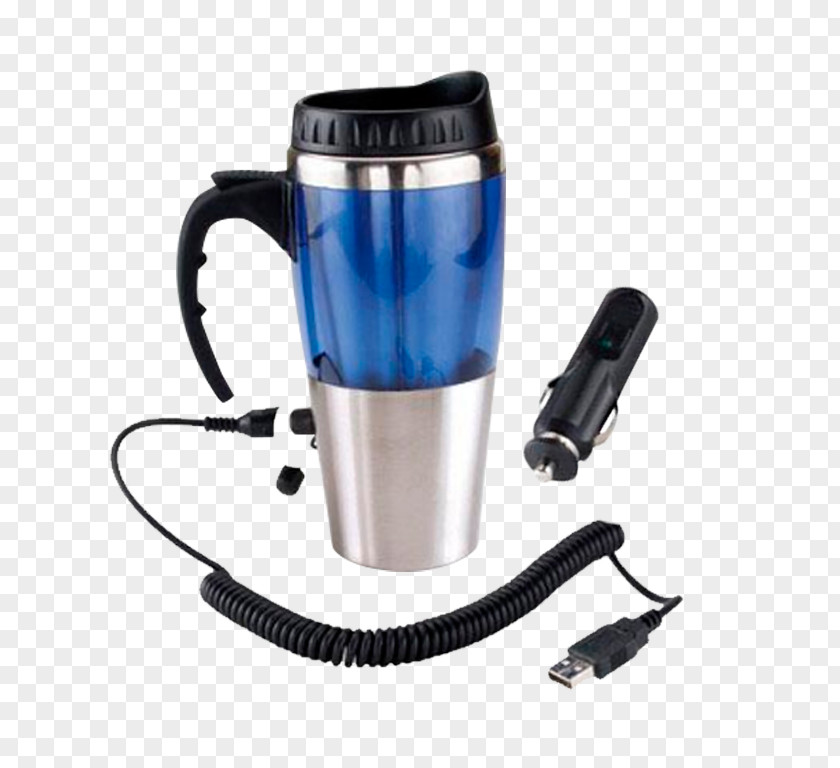 USB Thermoses Mug Baterie Externă Plastic PNG