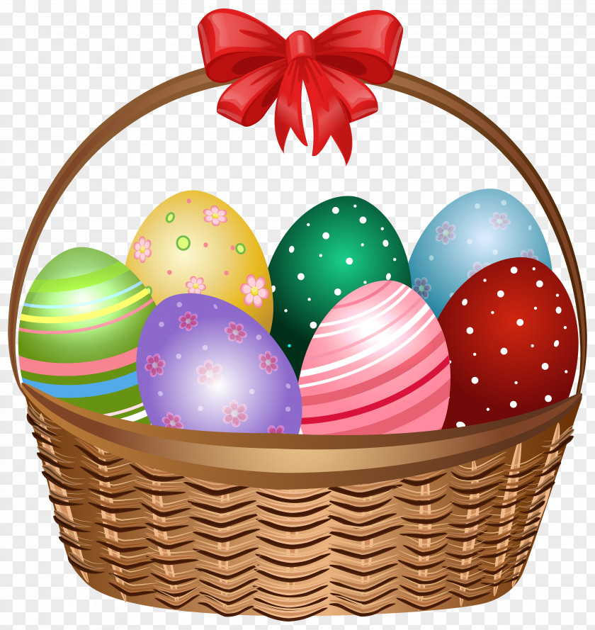 Basket Easter Bunny Egg Clip Art PNG