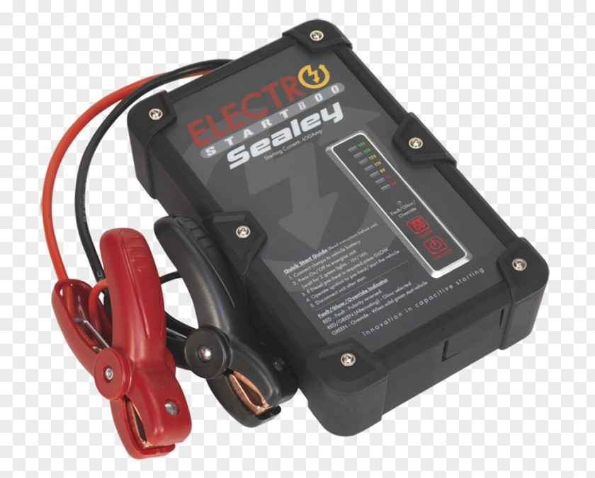 Car Battery Jumper AC Adapter Sealey E/START600 ElectroStart Batteryless Jump Starter System 600A 12V PNG