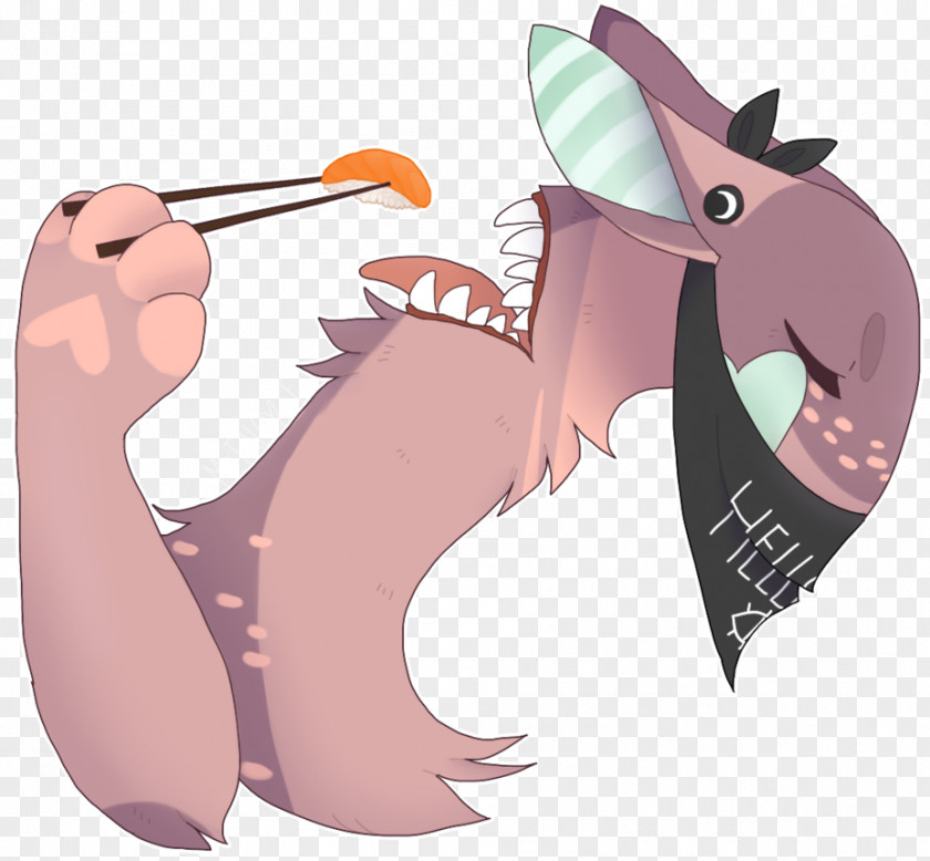 Cute Sushi Mammal Clip Art Illustration Product Design Pink M PNG